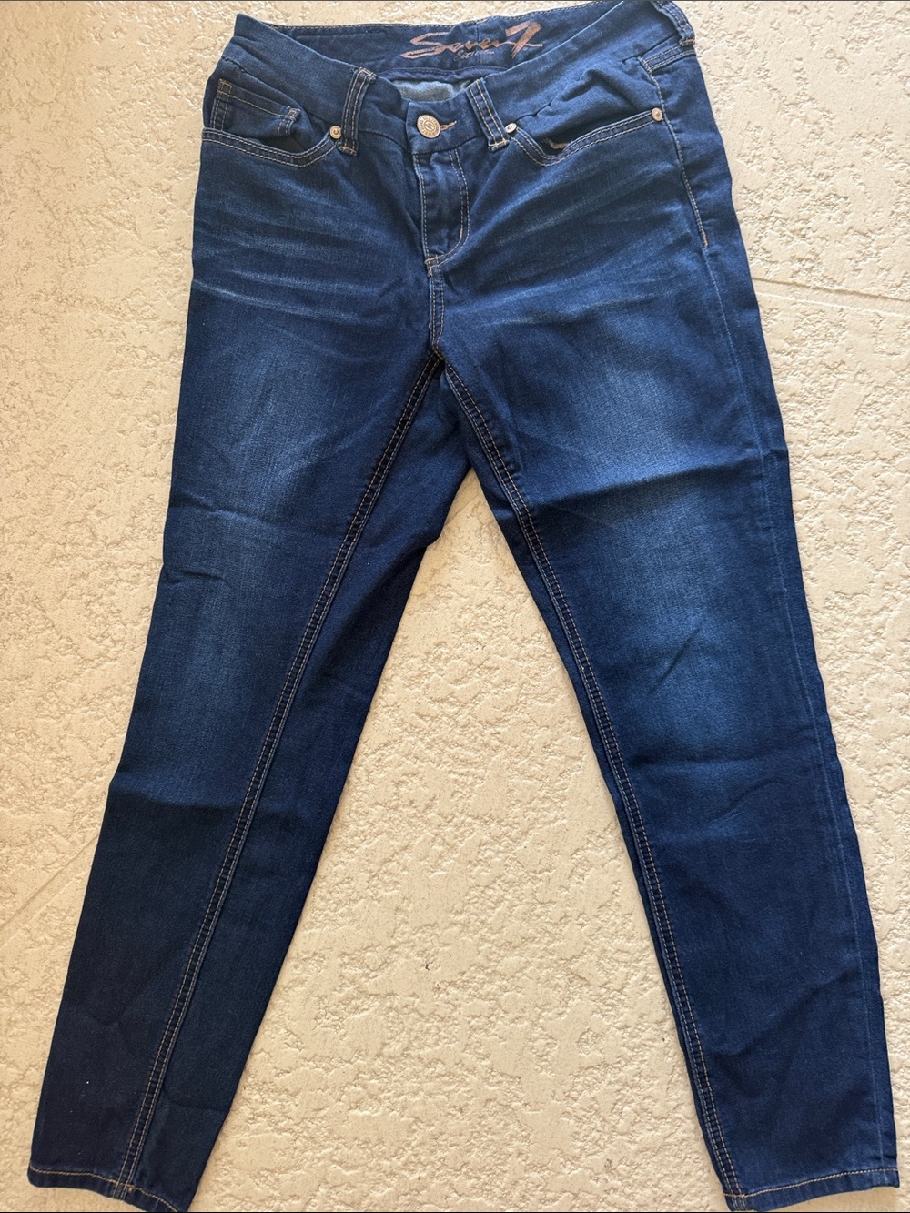 7 For All Mankind Dark Blue Women's Jeans
